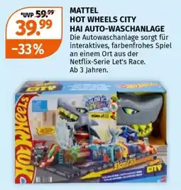 Müller Mattel hot wheels city hai auto waschanlage Angebot