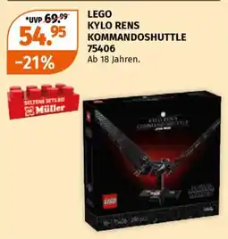 Müller Lego kylo rens kommandoshuttle Angebot