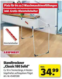 Hagebau Standtrockner classic 180 solid Angebot