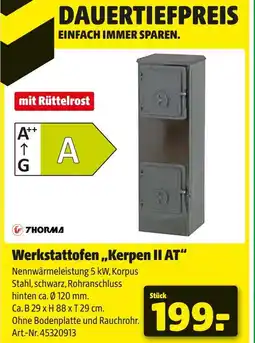 Hagebau Werkstattofen kerpen ii at Angebot