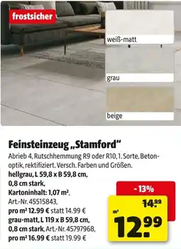 Hagebau Feinsteinzeug Stamford Angebot