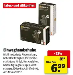 Hagebau Einweghandschuhe Angebot