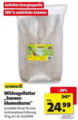 Hagebau Wildvogelfutter Sonnen- blumenkerne Angebot