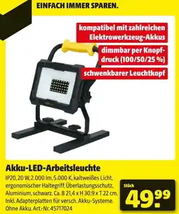 Hagebau Akku led arbeitsleuchte Angebot