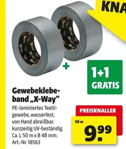 Hagebau Gewebeklebe band X-Way Angebot