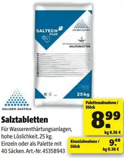 Hagebau Salztabletten Angebot