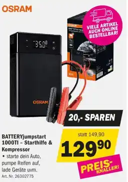 Forstinger Batteryjumpstart 1000ti starthilfe & kompressor Angebot
