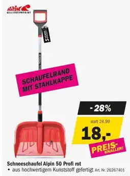 Forstinger Schneeschaufel Alpin Angebot