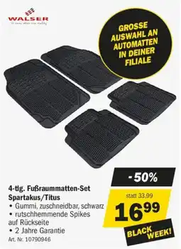 Forstinger Fußraummatten Set Spartakus/Titus Angebot
