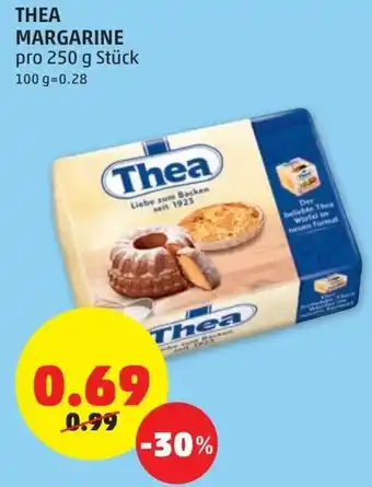 PENNY Thea Margarine 250 g Angebot