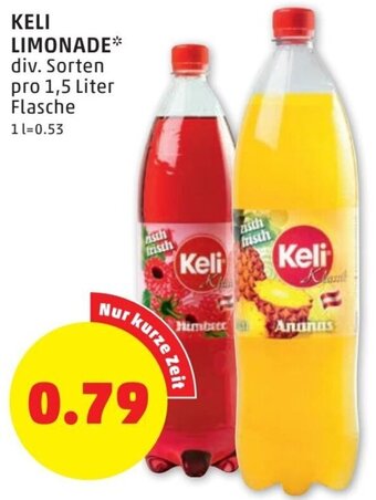 PENNY Keli Limonade 1,5 Liter Angebot