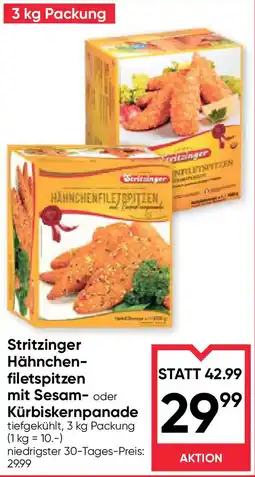 Maximarkt Stritzinger hähnchen filetspitzen mit sesam- oder kürbiskernpanade Angebot