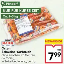 Maximarkt Österr. schweine surbauch Angebot