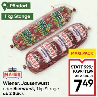 Wiener, jausenwurst oder bierwurst
