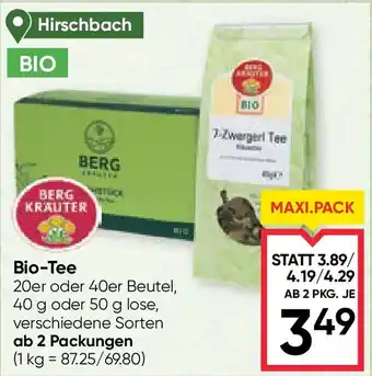 Maximarkt Bio-Tee Angebot