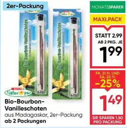 Maximarkt Bio-bourbon vanilleschoten Angebot