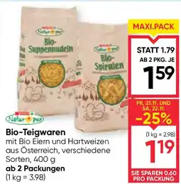 Maximarkt Bio-teigwaren Angebot