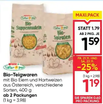 Maximarkt Bio-teigwaren Angebot