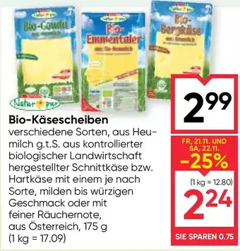 Maximarkt Bio-käsescheiben Angebot
