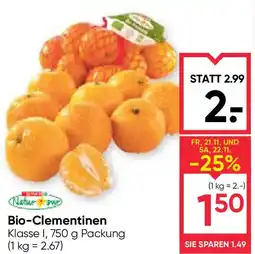 Maximarkt Bio-clementinen Angebot