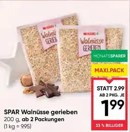 Maximarkt Spar walnüsse gerieben Angebot