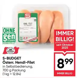 Maximarkt S-budget österr. hendl-filet Angebot