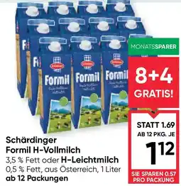 Maximarkt Schärdinger formil h-vollmilch h-leichtmilch Angebot