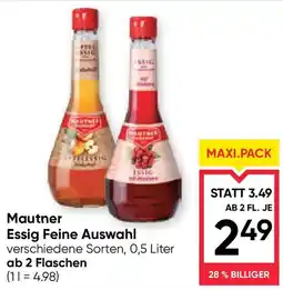 Maximarkt Mautner Essig Feine Auswahl Angebot