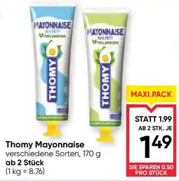 Maximarkt Thomy mayonnaise Angebot
