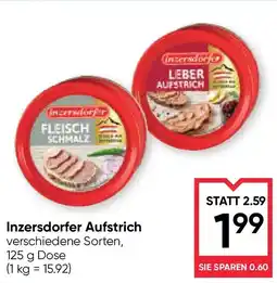 Maximarkt Inzersdorfer Aufstrich Angebot