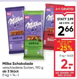 Maximarkt Milka schokolade Angebot