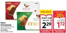 Maximarkt Merci schokolade Angebot