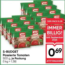 Maximarkt S-budget passierte tomaten Angebot