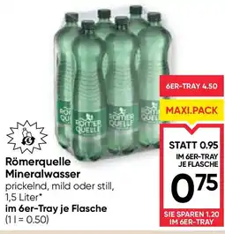 Maximarkt Römerquelle mineralwasser Angebot