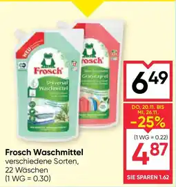 Maximarkt Frosch waschmittel Angebot