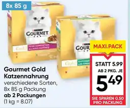 Maximarkt Gourmet gold katzennahrung Angebot