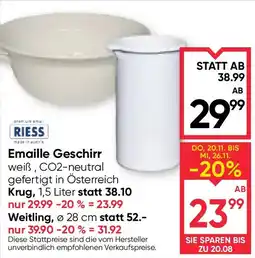 Maximarkt Emaille geschirr Angebot