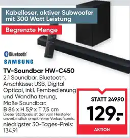 Maximarkt Samsung tv-soundbar hw-c450 Angebot