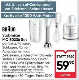 Maximarkt Braun stabmixer mq 50236 set Angebot