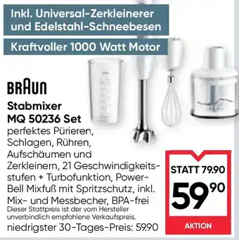 Maximarkt Braun stabmixer mq 50236 set Angebot