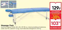 Maximarkt Massage-tisch Angebot