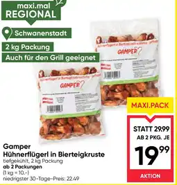 Maximarkt Gamper hühnerflügerl in bierteigkruste Angebot
