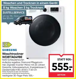 Maximarkt Samsung waschtrockner wd81ta049be Angebot