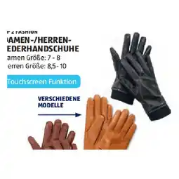 Hofer Damen-/Herren-Lederhandschuhe versch. Modelle HOFER Angebot