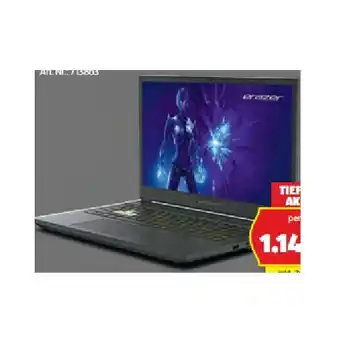 Hofer Core Gaming Laptop DEPUTY 15 P1 (MD62763) HOFER Angebot