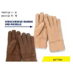 Hofer Lammfellhandschuhe versch. Farben und Modelle HOFER Angebot