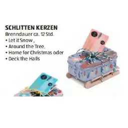 Hofer Schlitten Kerzen div. Sorten HOFER Angebot