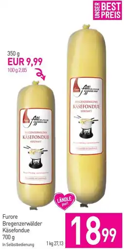 Sutterlüty Furore Bregenzerwälder Käsefondue Angebot
