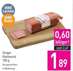 Sutterlüty Sorger Kantwurst Angebot