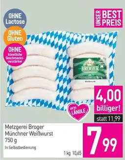 Sutterlüty Metzgerei Broger Münchner Weißwurst Angebot